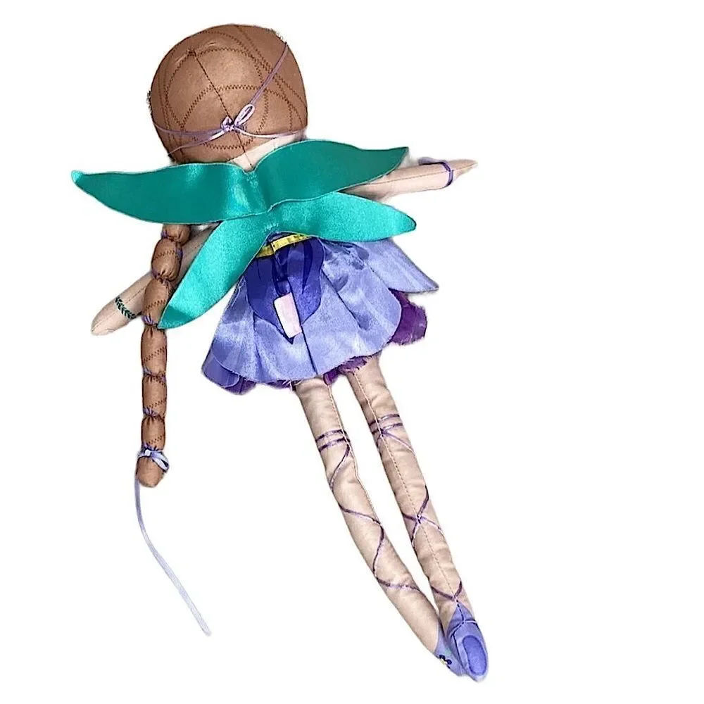 Mooshka Flowerina Doll Petal 17” Purple Ballerina